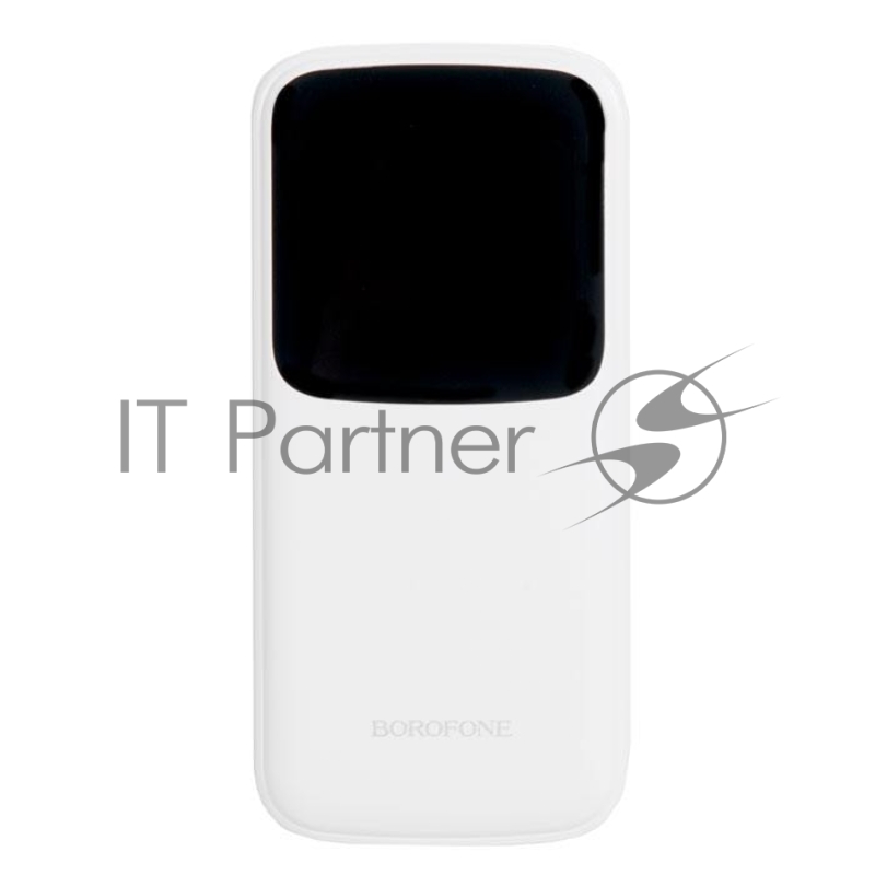 Внешний аккумулятор BOROFONE BJ17 Oceanic digital power bank, 2.1А (10000mAh), белый