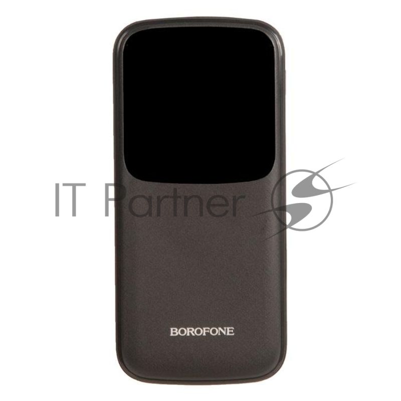 Внешний аккумулятор BOROFONE BJ17 Oceanic digital power bank, 2.1А (10000mAh), черный