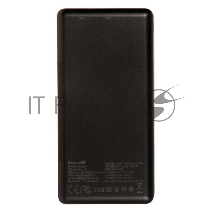 Внешний аккумулятор BASEUS Mini Cu M31, 2.1A (10000 mAh), черный