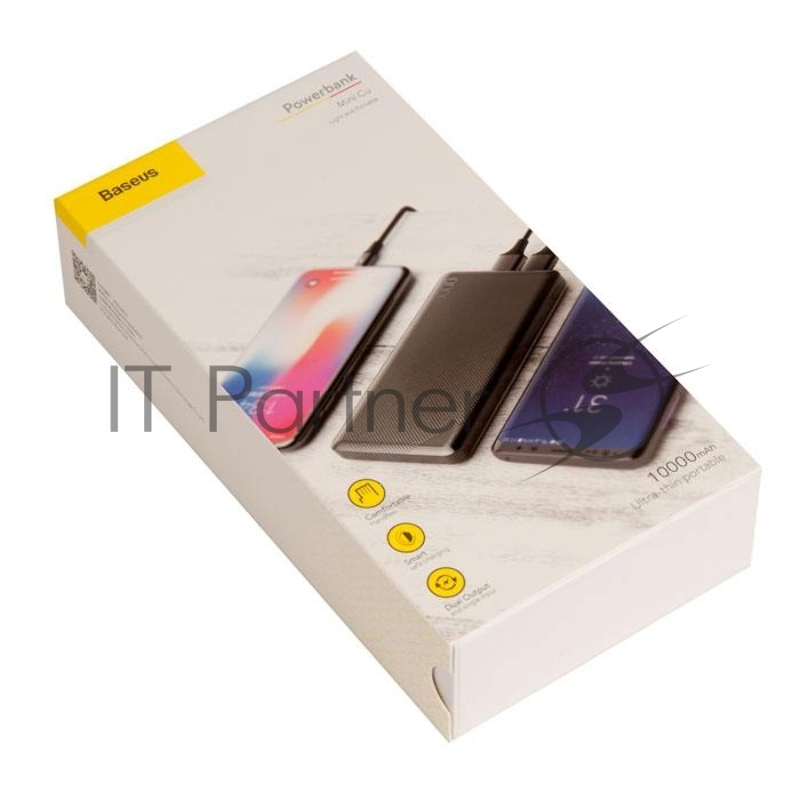 Внешний аккумулятор BASEUS Mini Cu M31, 2.1A (10000 mAh), черный