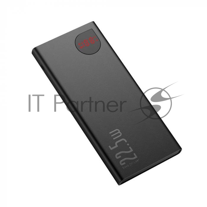 Внешний аккумулятор BASEUS Adaman Metal Digital Display 22,5W, 3.0A (10000 mAh), черный