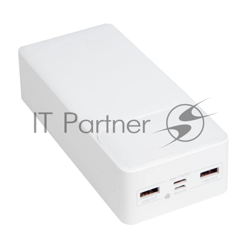 Внешний аккумулятор BASEUS Bipow Digital Display 20W, 3.0A (30000 mAh), белый