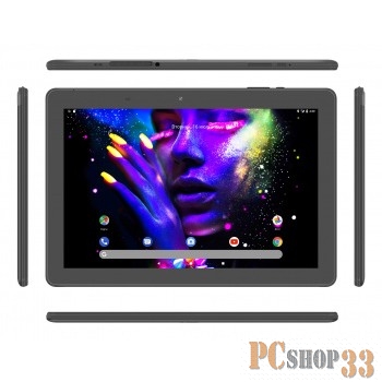 Планшет Digma Optima 10 X702 4G SC9863 (1.6) 8C/RAM3Gb/ROM32Gb 10.1 IPS 1280x800/3G/4G/Android 10.0/черный/2Mpix/2Mpix/BT/GPS 128