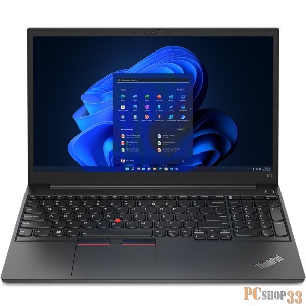 Ноутбук ThinkPad E15 Gen 4 15.6 FHD (1920x1080) IPS 300N, i5-1235U, 8GB DDR4-3200, 256GB SSD M.2, MX550 2GB, WiFi, BT, FHD Cam, 57Wh, 65W USB-C, NoOS, 1Y, 1.7kg