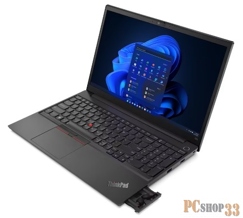 Ноутбук ThinkPad E15 Gen 4 15.6 FHD (1920x1080) IPS 300N, i5-1235U, 8GB DDR4-3200, 256GB SSD M.2, MX550 2GB, WiFi, BT, FHD Cam, 57Wh, 65W USB-C, NoOS, 1Y, 1.7kg