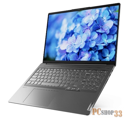 Ноутбук Lenovo IdeaPad 5 PRO 16IHU6 16 2.5K (2560x1600)IPS AG, i5-11300H, 16GB DDR4 3200, 512GB SSD M.2, MX 450, WiFi, BT, TPM2, IR&HD Cam, 75Wh, 95W USB-C, NoOS, 1Y, Storm Grey, 1.9kg