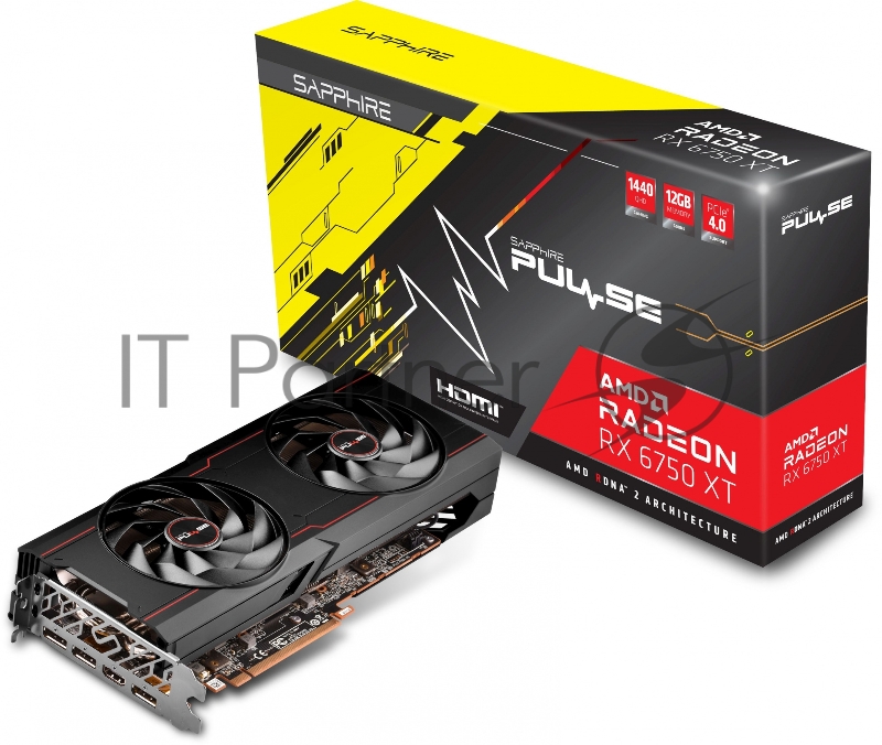 Видеокарта Sapphire RX6750XT PULSE 12GB GDDR6 HDM 3xDP LITE 11318-03-20G (292550)