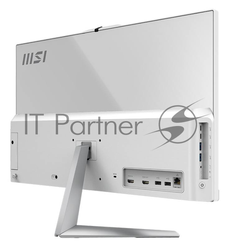 Моноблок MSI Modern AM242T 12M-063RU 23.8 Full HD Touch i5 1240P (1.7) 16Gb SSD512Gb Iris Xe Windows 11 Professional GbitEth WiFi BT 120W белый 1920x1080