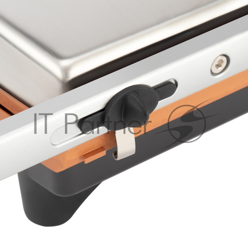 Электрогриль Hyundai HYG-1072 1600Вт серебристый/черный