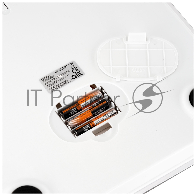 Весы напольные электронные Hyundai H-BS03686 макс.180кг белый