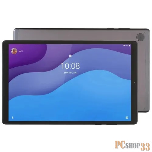 Планшет Lenovo Tab M10 HD TB-X306F (ZA6W0004PL) 10.1 IPS HD(1280x800) TDDI 400nits / MediaTek Helio P22T(8C, 8x A53 @2.3GHz) / 4GB LPDDR4X-3200 / 64GB eMMC / WIFI / Rear 8.0MP / Front 5.0MP / BT / GPS / Touch / Type-C / microSD (supports FAT32 up to