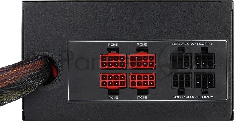 Блок питания Aerocool ATX 1000W KCAS PLUS 1000GM 80+ gold (24+8+4+4pin) APFC 140mm fan 10xSATA Cab Manag RTL