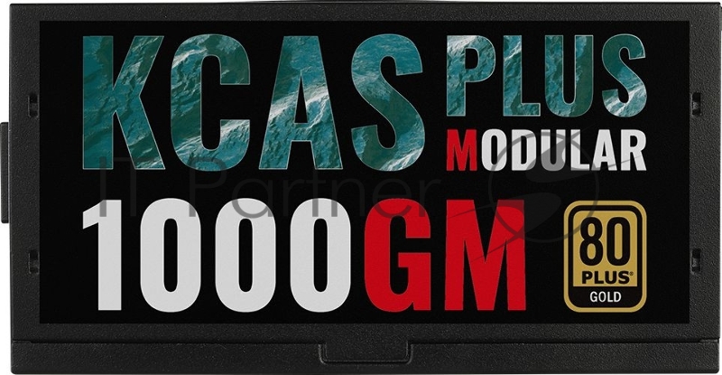 Блок питания Aerocool ATX 1000W KCAS PLUS 1000GM 80+ gold (24+8+4+4pin) APFC 140mm fan 10xSATA Cab Manag RTL