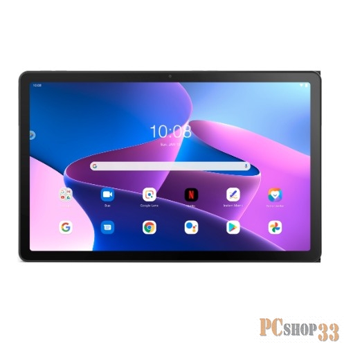 Планшет/ Lenovo M10 FHD Gen 3 TB125FU ACC 4G+64GGR-RU-FOL (folio case) GREY 10.61/Wi-Fi/2000x1200 LCD/MediaTek Helio G80/Front 8.0MP/Rear 8.0MP/USB-C /чехол/7700mAh