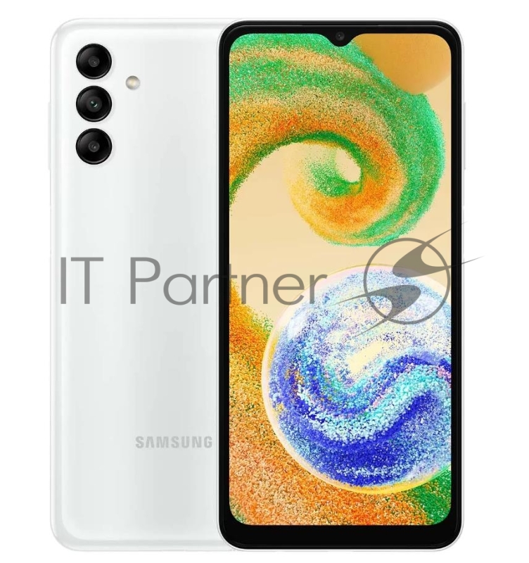 Смартфон Samsung SM-A047F Galaxy A04s 64Gb 4Gb белый моноблок 3G 4G 6.5 720x1600 Android 11 50Mpix 802.11 a/b/g/n/ac NFC GPS GSM900/1800 GSM1900 TouchSc Ptotect