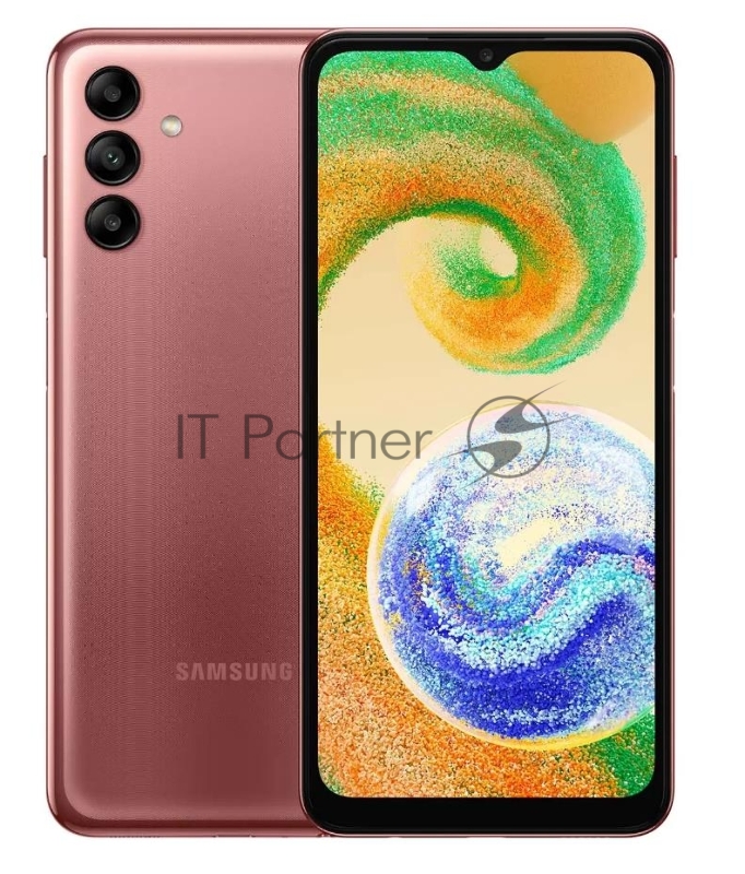 Смартфон Samsung SM-A047F Galaxy A04s 64Gb 4Gb медный моноблок 3G 4G 6.5 720x1600 Android 11 50Mpix 802.11 a/b/g/n/ac NFC GPS GSM900/1800 GSM1900 TouchSc Ptotect