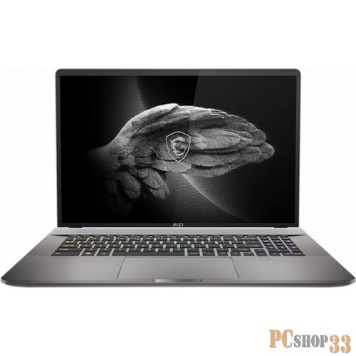 Ноутбук MSI Creator Z17 A12UHST, Core i9-12900H,2.5 GHz,17 QHD+ (2560*1440),165Hz,DDR5 64GB (32GB*2),2TB M.2 PCIe SSD,RTX3080Ti Max-Q GDDR6 16GB,Lunar Gray,1y,Win11Home(MS-17N1)