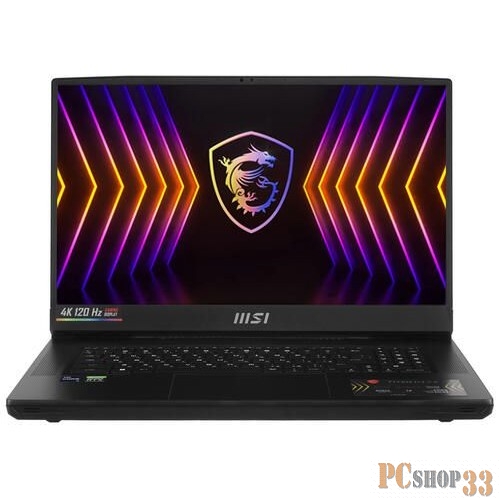 Ноутбук MSI Titan GT77 12UHS, Core i9-12900HX,2.3 GHz,17.3 UHD (3840*2160),120Hz,DDR5 64GB (32GB*2) ,1TB*3 M.2 PCIe SSD,RTX3080Ti GDDR6 16GB,Black,1y,Win11Home(MS-17Q