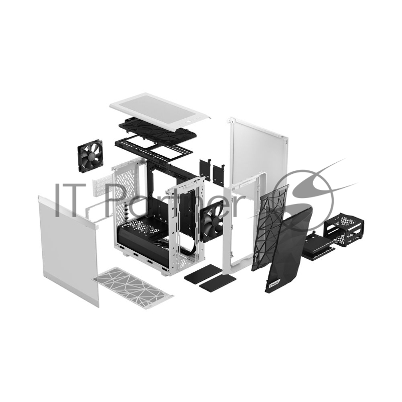 Корпус Fractal Design Meshify 2 Mini White TG Clear Tint / FD-C-MES2M-02