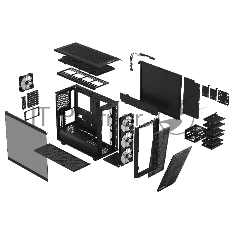 Корпус Fractal Design Meshify 2 RGB Black TG Light Tint / FD-C-MES2A-06