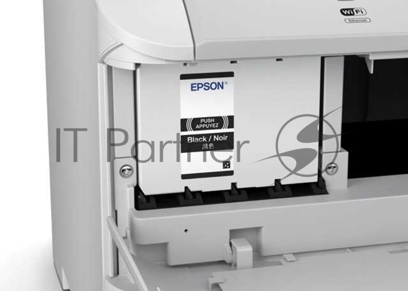 Принтер струйный Epson WorkForce Pro WF-M5190DW (монохромный, А4, печать 1200x2400dpi, 34ppm, 330л.,дуплекс,USB,Ethernet, Wi-Fi,картридж с чернилами на 2000 стр.)