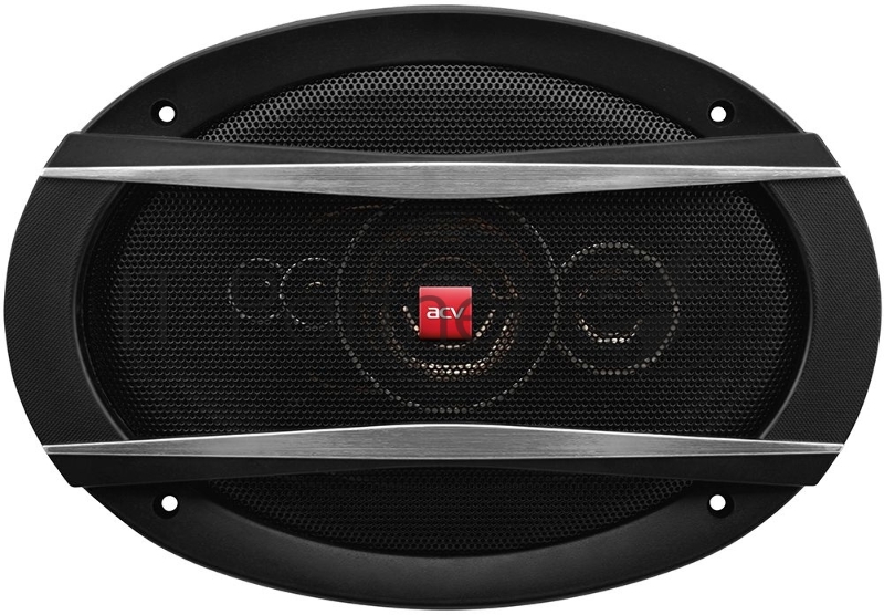 Колонки автомобильные ACV PI-694E 240Вт 88дБ 4Ом 16x23см (6x9дюйм) (ком.:2кол.) коаксиальные четырехполосные