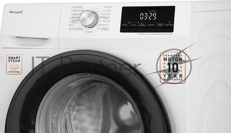 Стиральная машина Weissgauff WMD 6148 DC Inverter Steam