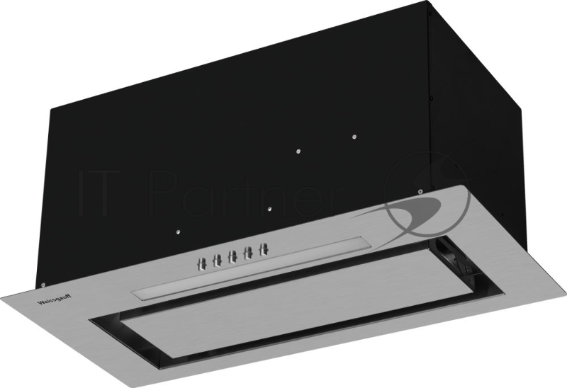 Вытяжка встраиваемая Weissgauff Zetta 60 PB IX нержавеющая сталь управление: кнопочное (1 мотор)