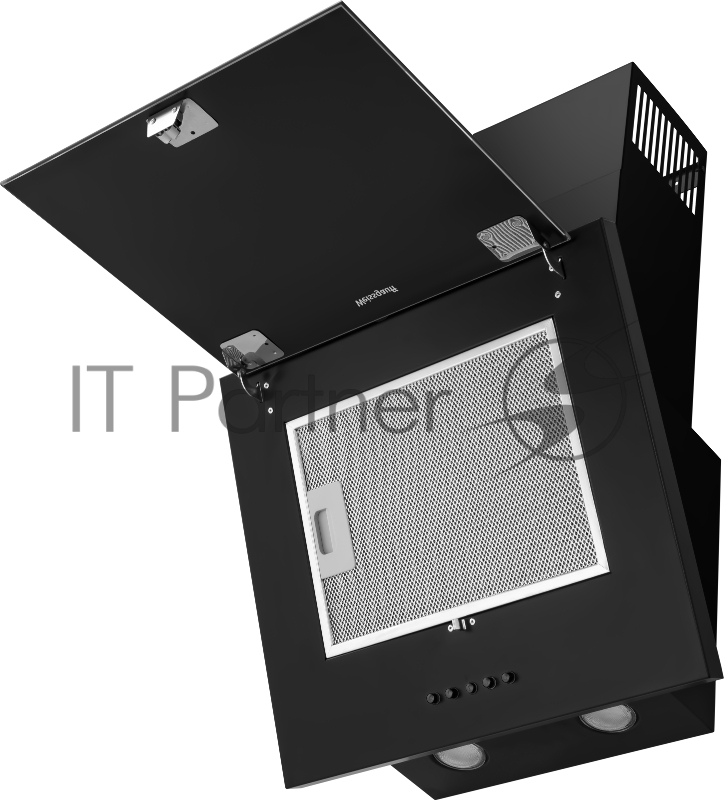 Вытяжка каминная Weissgauff Nekkar BL черный управление: кнопочное (1 мотор)