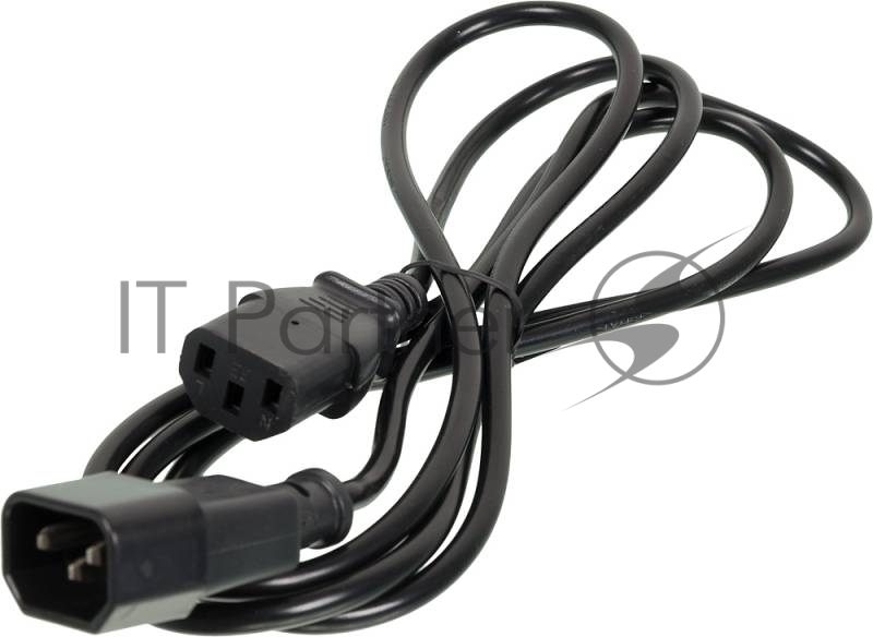 Кабель-удлинитель питания NINGBO AN23-1008, IEC C13 - IEC C14, 1.8м, черный