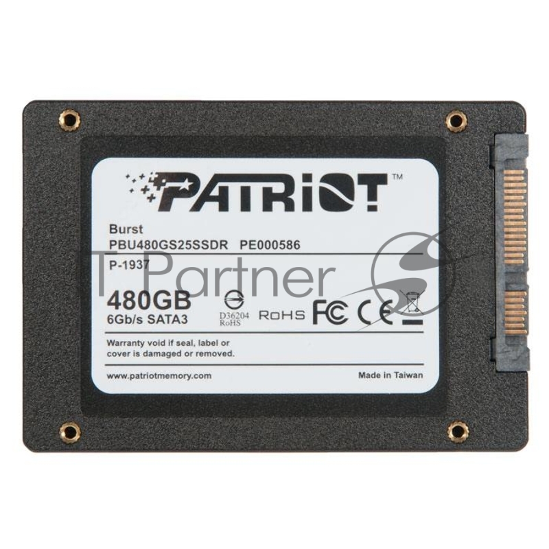 Жесткий диск SSD Patriot SATA2.5 480GB BURST PBU480GS25SSDR