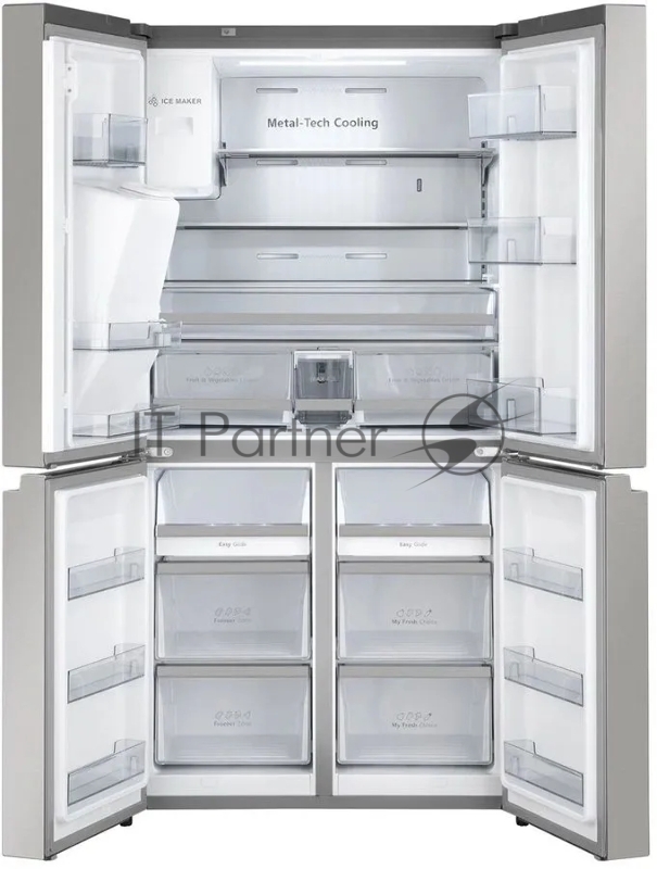 Холодильник Weissgauff WCD 685 NFX NoFrost Inverter