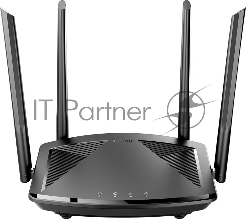 Маршрутизатор D-Link DIR-X1860/RU/R1A Wi-Fi 6 AX1800, 1000Base-T WAN, 3x1000Base-T LAN