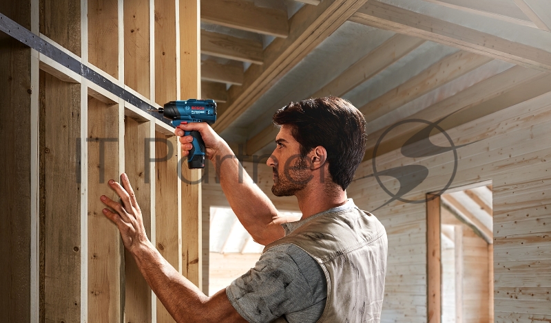 Аккумуляторный ударный гайковерт/шуруповерт Bosch GDR 120-LI, (1 АКБ + З/У), 12В, 2А*ч, кейс (06019F0007) (06019F0007) (634944)