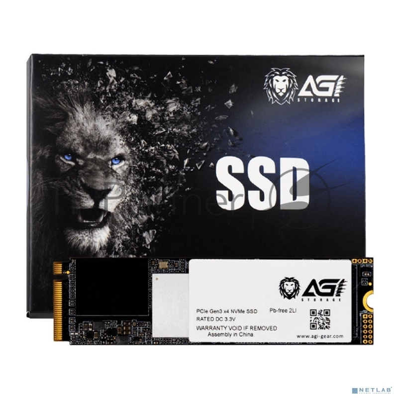 Твердотельный накопитель M.2 2280 256GB AGI AI218 Client SSD PCIe Gen 3x4 3D TLC (AGI256GIMAI218) (611719)