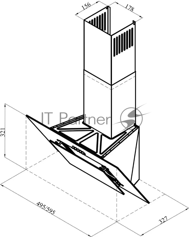 Вытяжка LEX MIRA G 500 BLACK