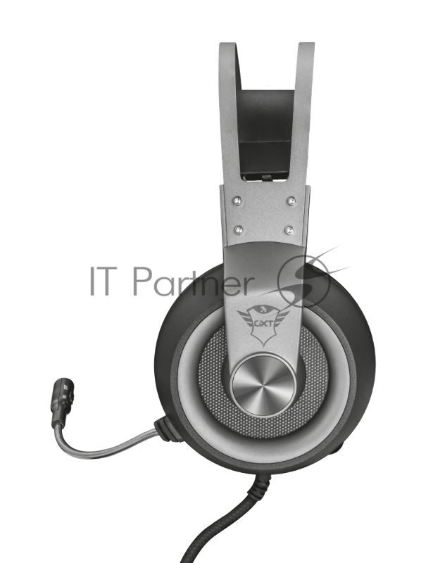 Стерео наушники с микрофоном Trust 23209 проводные игровые черные GXT 430 Ironn