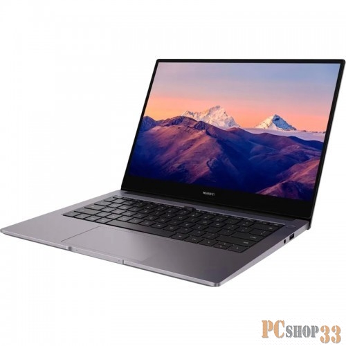 Ноутбук Huawei MateBook B3-420(NDZ-WFH9A) 14(1920x1080 IPS)/Intel Core i5 1135G7(2.4Ghz)/16384Mb/512PCIS Iris Xe Graphics/Cam/BT/WiFi/war 1y/1.38kg/Space Grey/W10Pro + Mini-RJ45 to RJ45 RU kbd