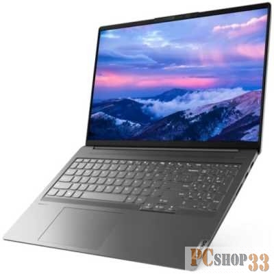 Ноутбук Lenovo IdeaPad 5 Pro 16ACH6 16(2560x1600)/AMD Ryzen 5 5600H(3.3Ghz)/8192Mb/512SSDGb/ Radeon/Cam/BT/WiFi/75WHr/war 1y/1.9kg/grey/Win11Home + 95W, RU kbd