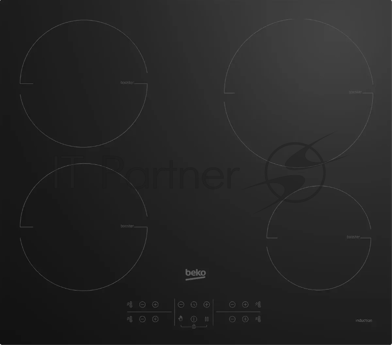 Индукционная варочная панель Beko HII 64200 MT, независимая, черный