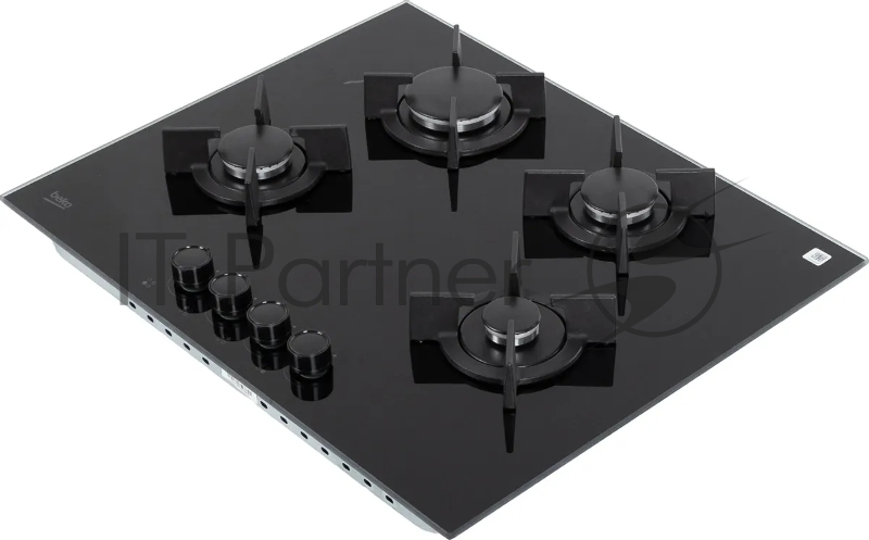 Газовая варочная панель Beko HING642202SB, независимая, черный