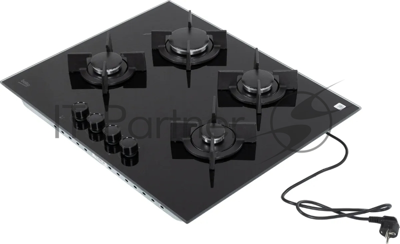 Газовая варочная панель Beko HING642202SB, независимая, черный