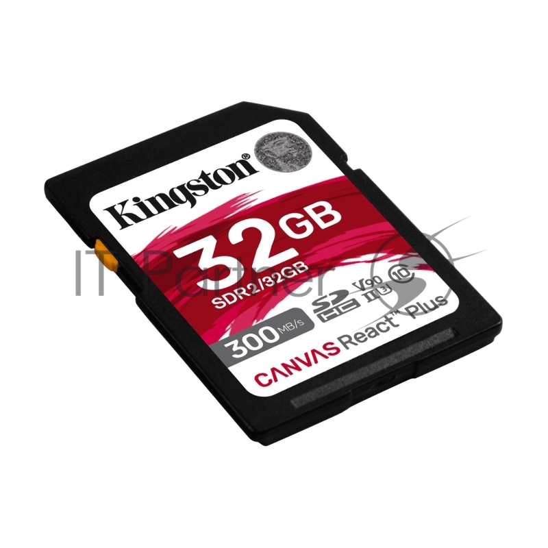 Флеш карта SDHC 32Gb Kingston SDHC, UHS-I Class U3 V90, чтение: 300Мб/с, запись: 260Мб/с <SDR2/32GB>