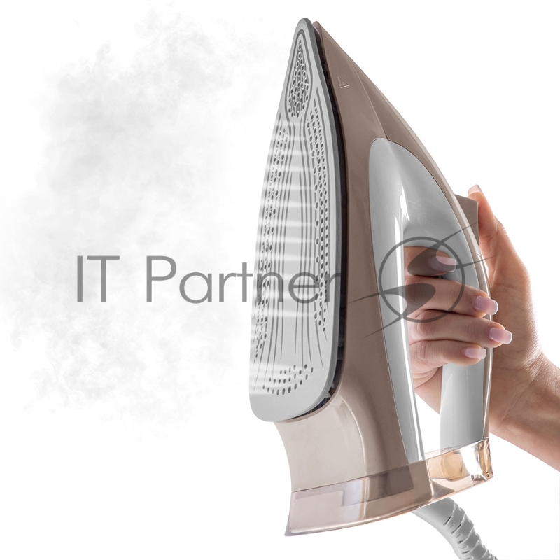 Парогенератор электрический ENDEVER Delta-400, белый/бежевый, мощность 2600 Вт, пост. подача пара 140 г/мин, макс. паровой удар до 400 г/мин, 1 шт/уп