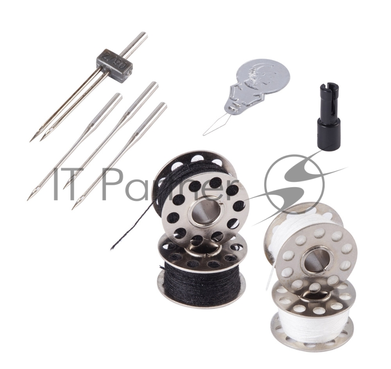 Швейная машина VLK Napoli 2750, мощ. 9W,черн./бел., 38 видов строчки, обработка петли для пуговиц, регулировка длины стежка, LED-подсветка, 4 шт/уп