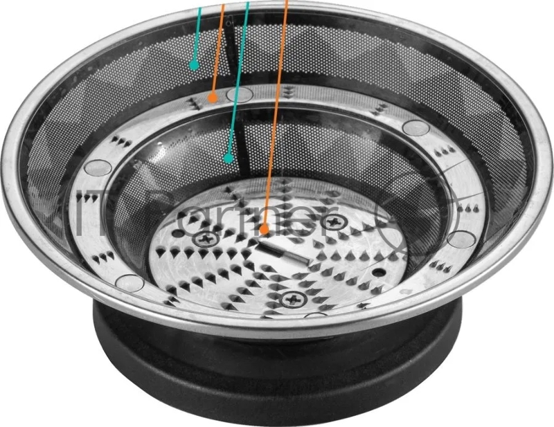 Соковыжималка шнековая Gorenje JC400E 400Вт рез.сок.:1600мл. серебристый/черный