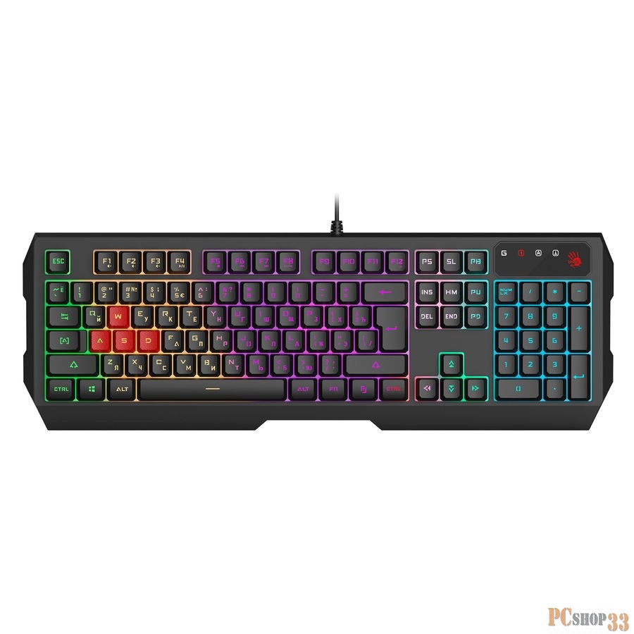 Клавиатура A4Tech Bloody B140N черный