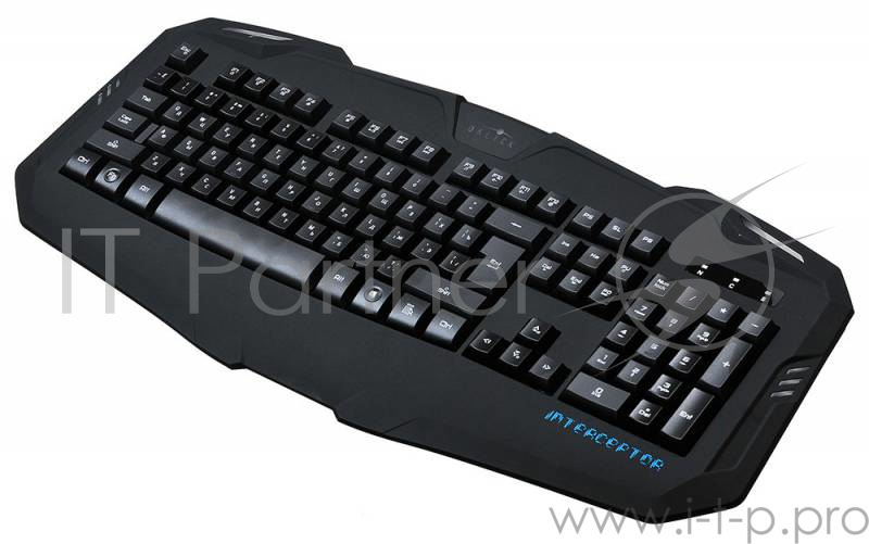 Клавиатура Oklick 730G черный USB Multimedia LED