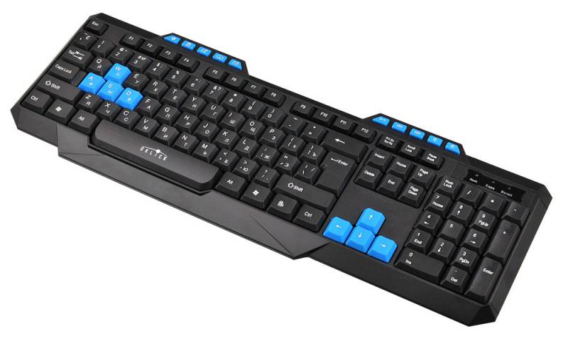 Клавиатура Oklick 750G черный/черный USB Multimedia