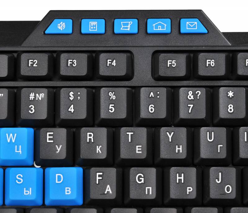 Клавиатура Oklick 750G черный/черный USB Multimedia